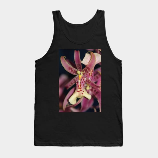 Splendid Orchid in Macro Tank Top by Carole-Anne